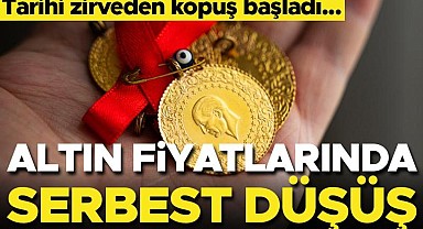 Altın fiyatlarında serbest düşüş