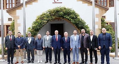 Cumhurbaşkanı Tatar, ANTSO Heyetini kabul etti