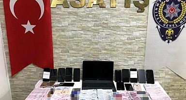 Mersin'de dolandırıcılık operasyonu