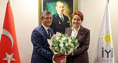 Özgür Özel, Akşener ile bir araya geldi