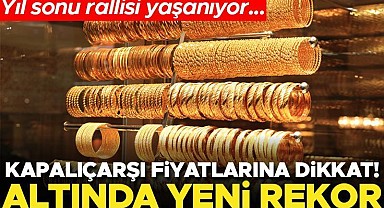 Altın fiyatlarında rekor! Kapalıçarşı'da 2012 lira seviyesi görüldü