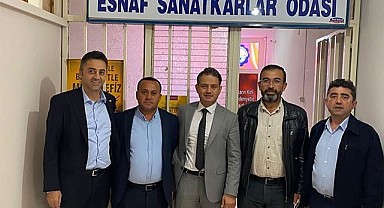 CHP'li Ayhan, Meslek Odalarına ziyaretlerini sürdürüyor