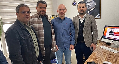 Başkan Yayla'dan Anamur Gazetesi'ne ziyaret