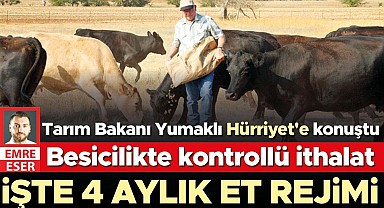 Besicilikte kontrollü ithalat... Hayvan ithalatında özel sektör olmayacak hayvanlar 4 ay satılamayacak