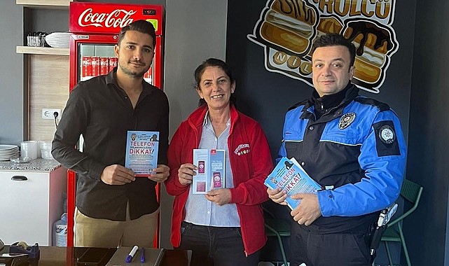Anamur polisinden esnafa dolandırıcılık uyarısı