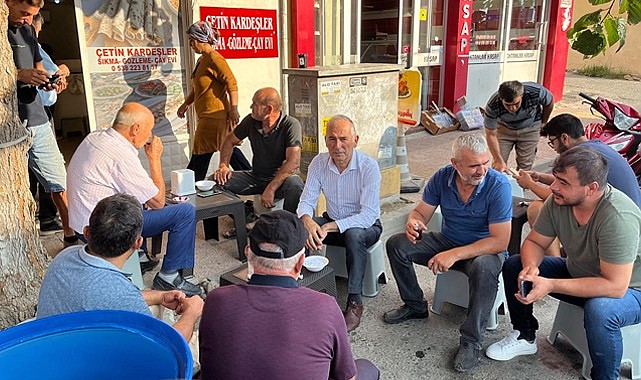 Başkan Deniz esnaf ziyaretlerini sürdürüyor