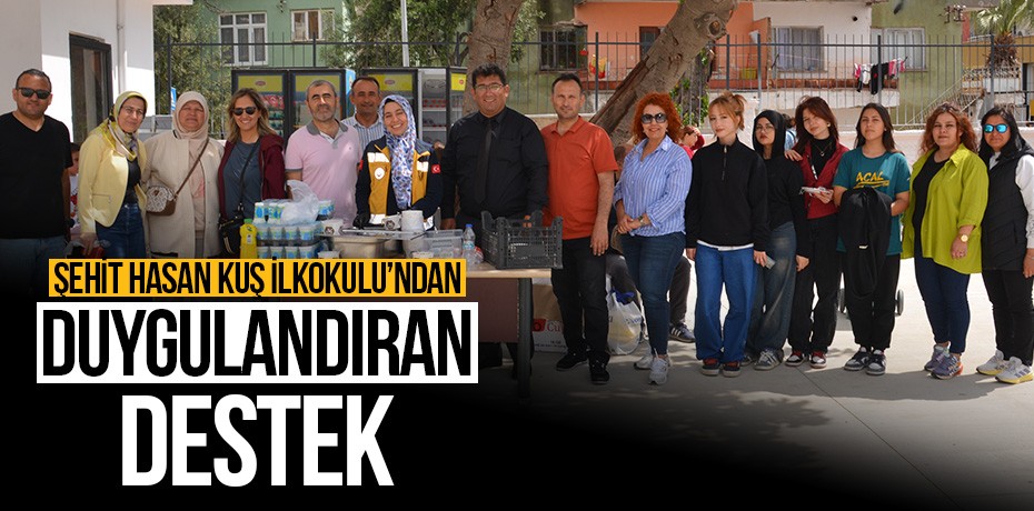 Şehit Hasan Kuş İlkokulu'ndan duygulandıran destek
