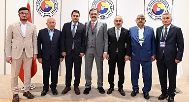 Tuna'dan, TOBB Başkanı Hisarcıklıoğlu'na hal ve eğitim desteği teşekkürü