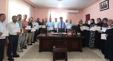 Anamur'da Müftülük personeli ödüllendirildi