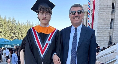 Hidayet Kılınç'ın oğlundan mezuniyet gururu