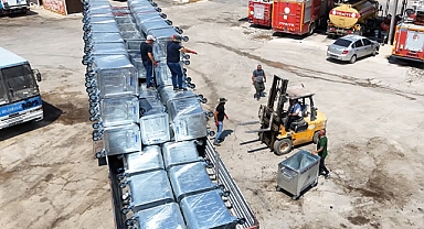 Başkan Deniz: Temizlikte çıtayı yükseltiyor, çöp konteynerlerini yeniliyoruz