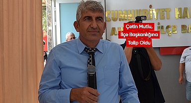 CHP'de miting havasında adaylık açıklaması