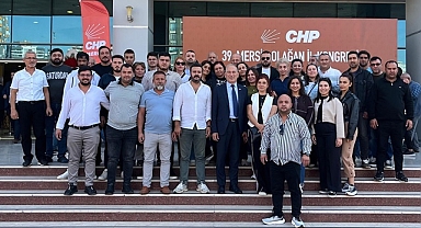 Başkan Durmuş Deniz, CHP Mersin İl Kongresine katıldı