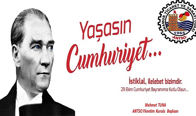 Mehmet Tuna'dan 29 Ekim Cumhuriyet Bayramı mesajı