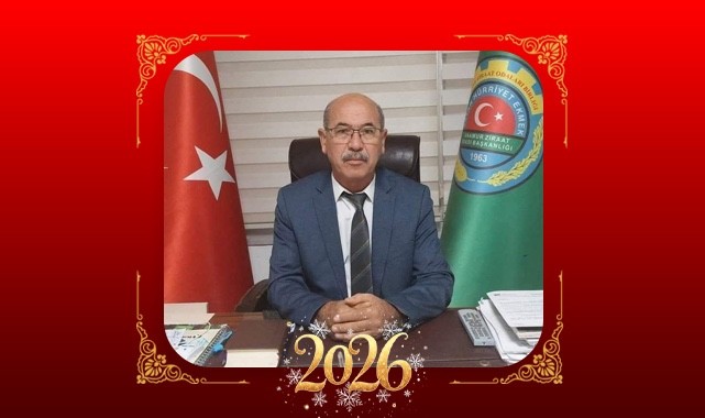 Anamur-Bozyazı Ziraat Odası Başkanı A. Şeref Gümüş'ten yeni yıl mesajı