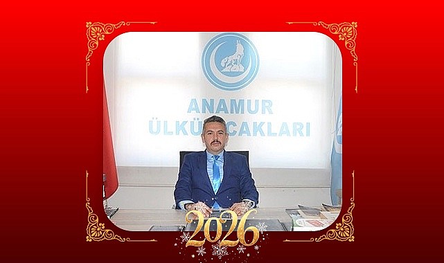 Anamur Ülkü Ocakları Başkanı Mehmet Satar'dan yeni yıl mesajı