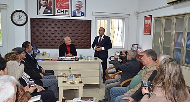 CHP'li Mehmet Saydam Anamur'da temaslarda bulundu