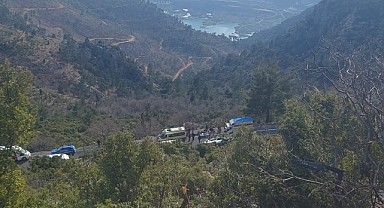 Kaş Yaylası civarında trafik kazası