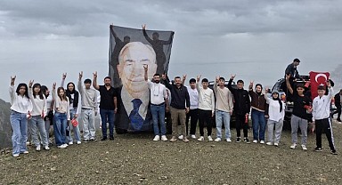 Başbuğ Alparslan Türkeş Azıtepe zirvesinde dualarla anıldı