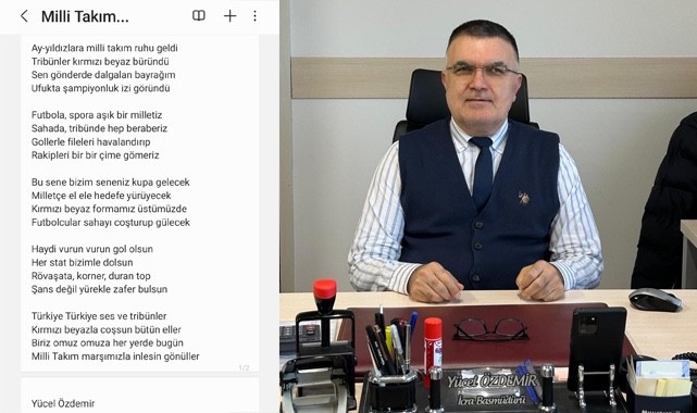 Anamur'un Eniştesi Yücel Özdemir'den Milli Takıma Dev Marş!