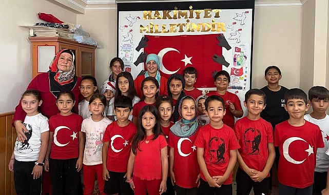 Yaz Kur’an Kursu Öğrencilerine 15 Temmuz Ruhu Anlatıldı