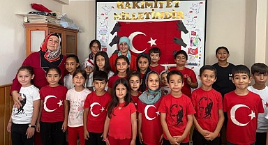 Yaz Kur’an Kursu Öğrencilerine 15 Temmuz Ruhu Anlatıldı