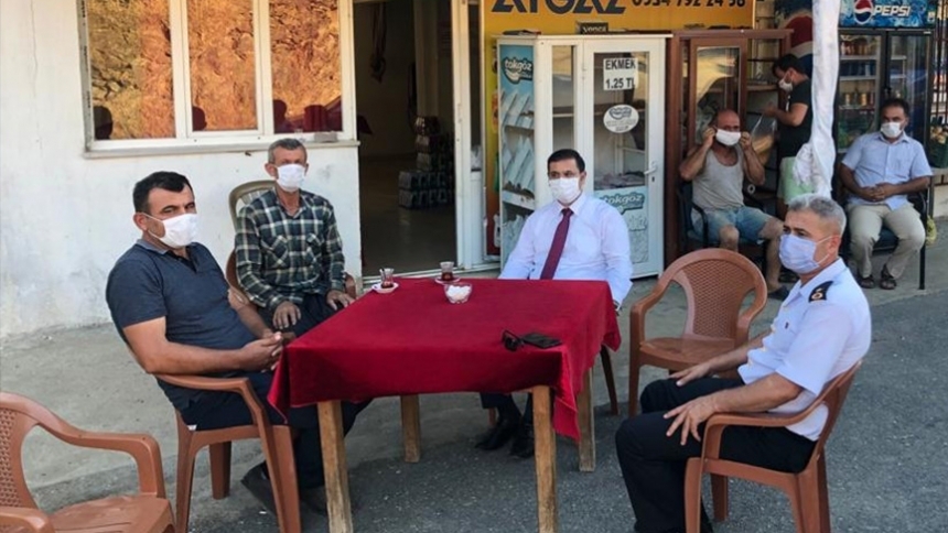 Başaran’dan çiftçiye geçmiş olsun ziyareti