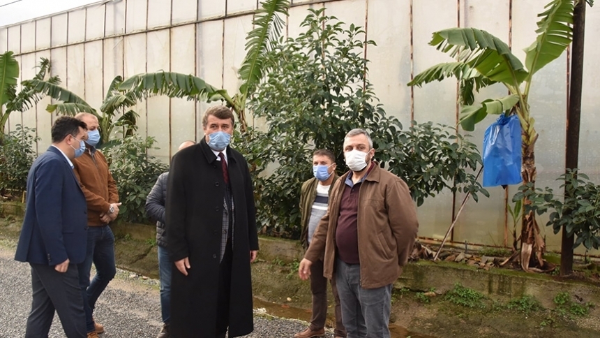 Başkan Kılınç afetzedeleri ziyaret etti