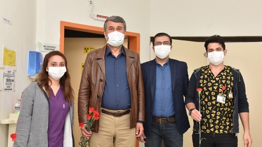 Başkan Kılınç sağlık çalışanlarını unutmadı