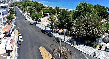Büyükşehir'den Anamur'da tarihi yol çalışması